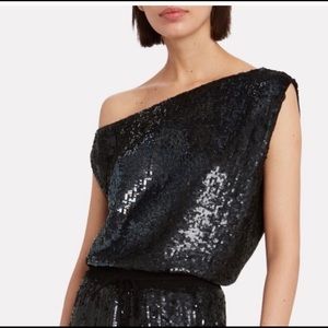 Retrofete Michelle Sequin Top Size M